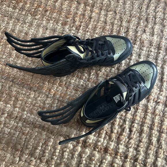 Adidas Jeremy Scott Wings High Top Black Men’s 9.5 JS Rare B26273 main image 9